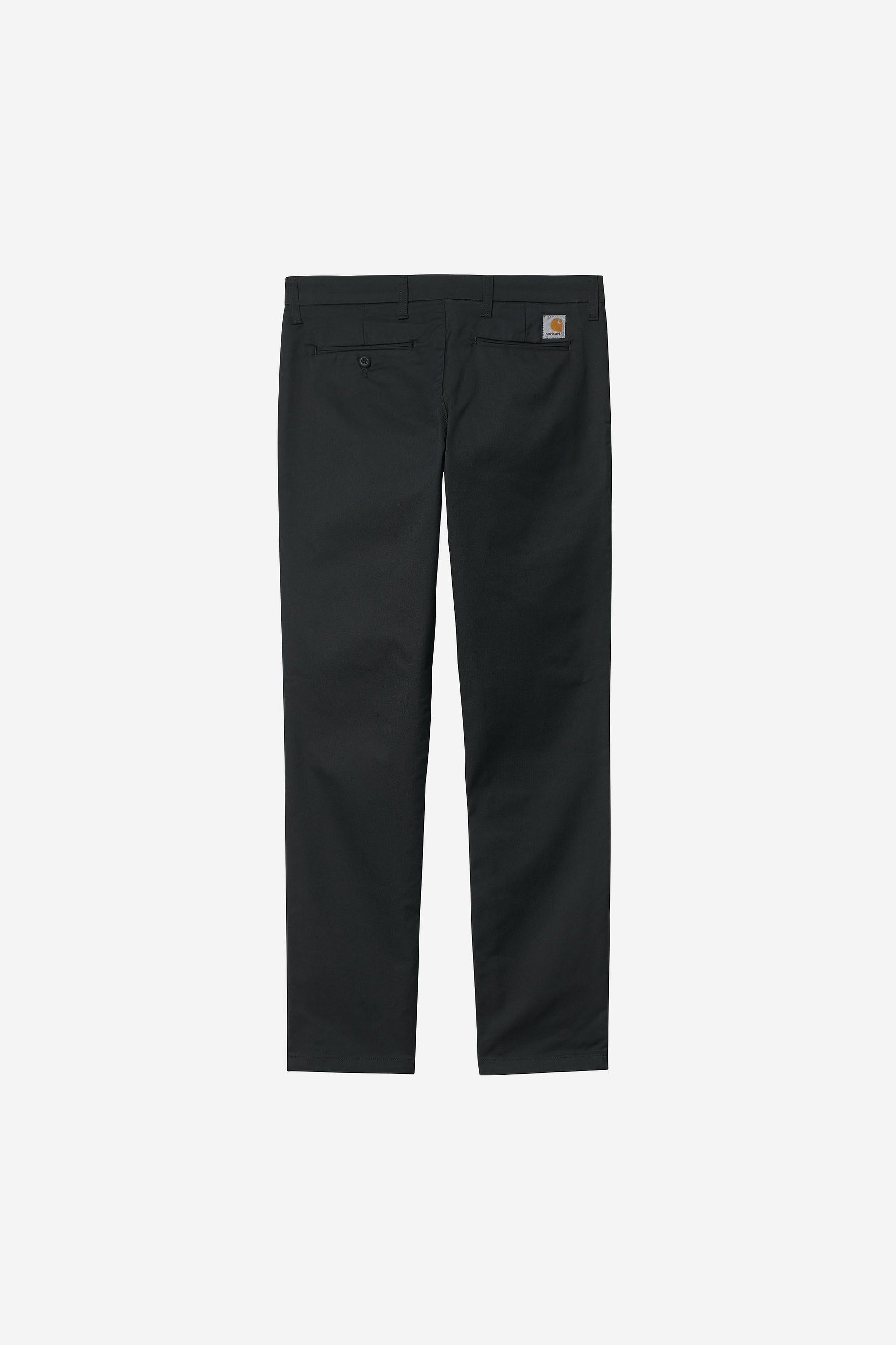 Carhartt WIP Sid Pant I003367 – Black Rinsed, Rückansicht