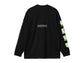 Carhartt WIP True Spirit L/S T-Shirt 100 % Organic Cotton in Schwarz/Glow Green