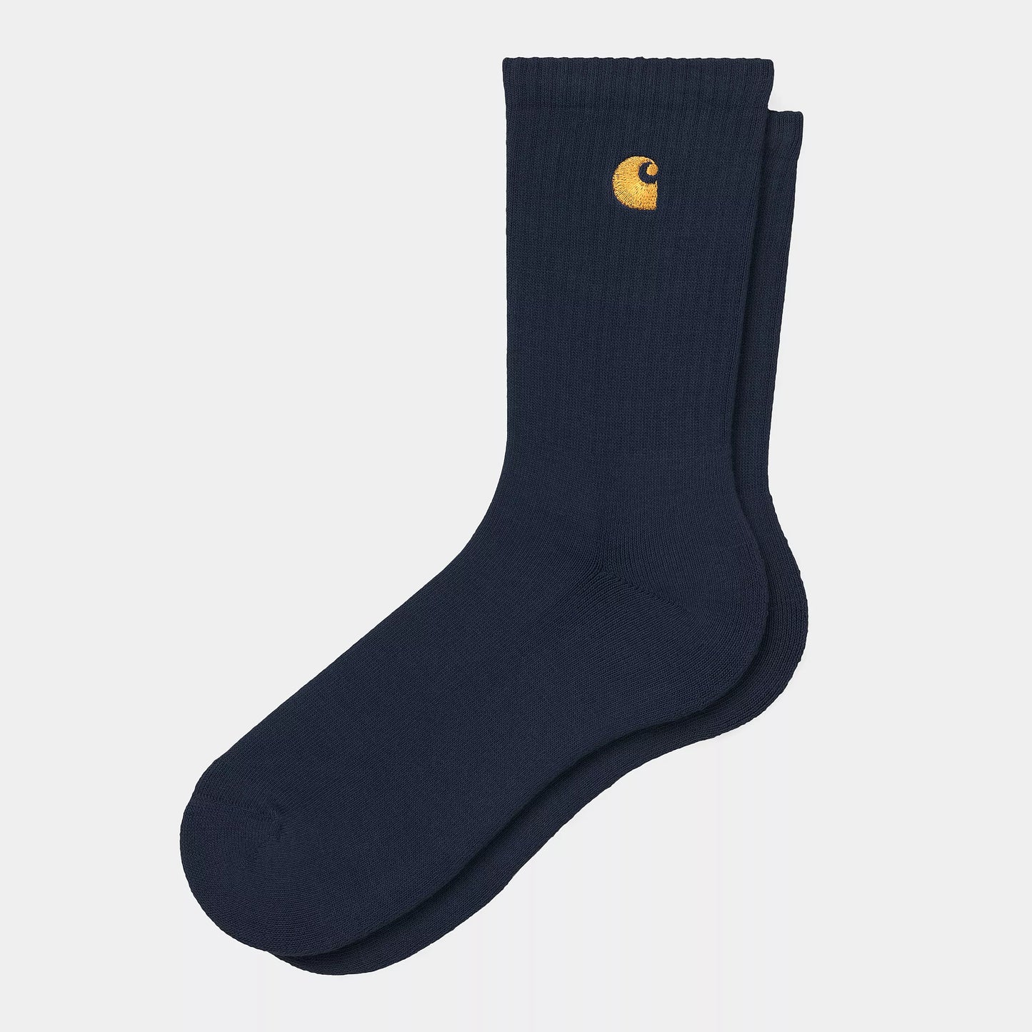 Carhartt WIP Chase Socks in Dark Navy/Gold