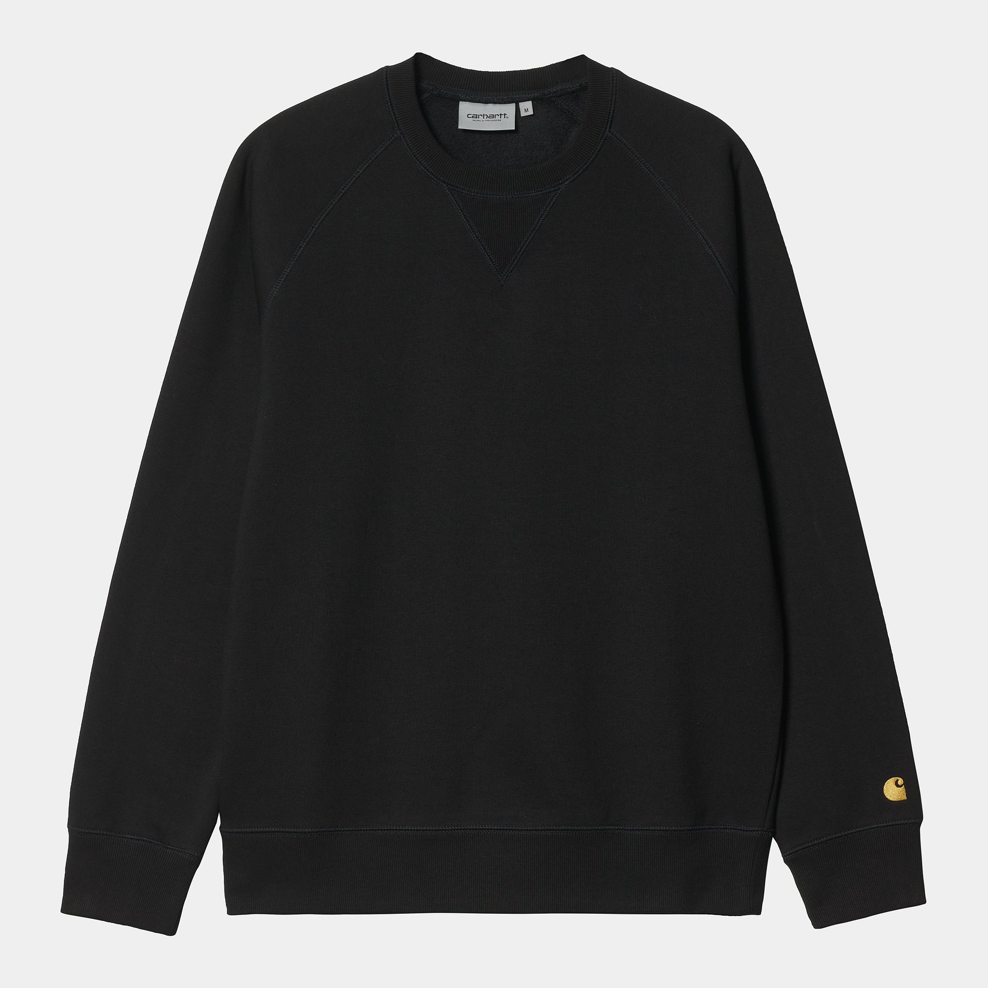Carhartt WIP Chase Sweat in Schwarz/Gold