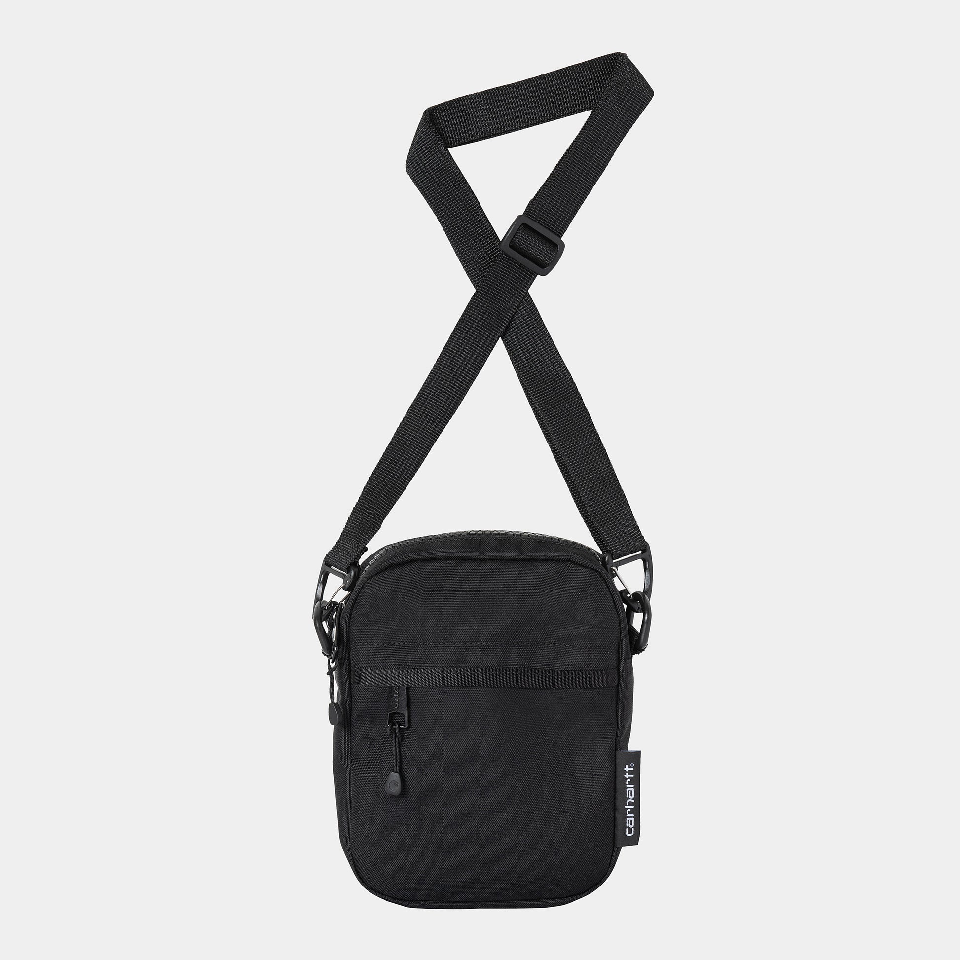 Carhartt WIP Clapton Shoulder Bag Pre Summer 2025 in Schwarz