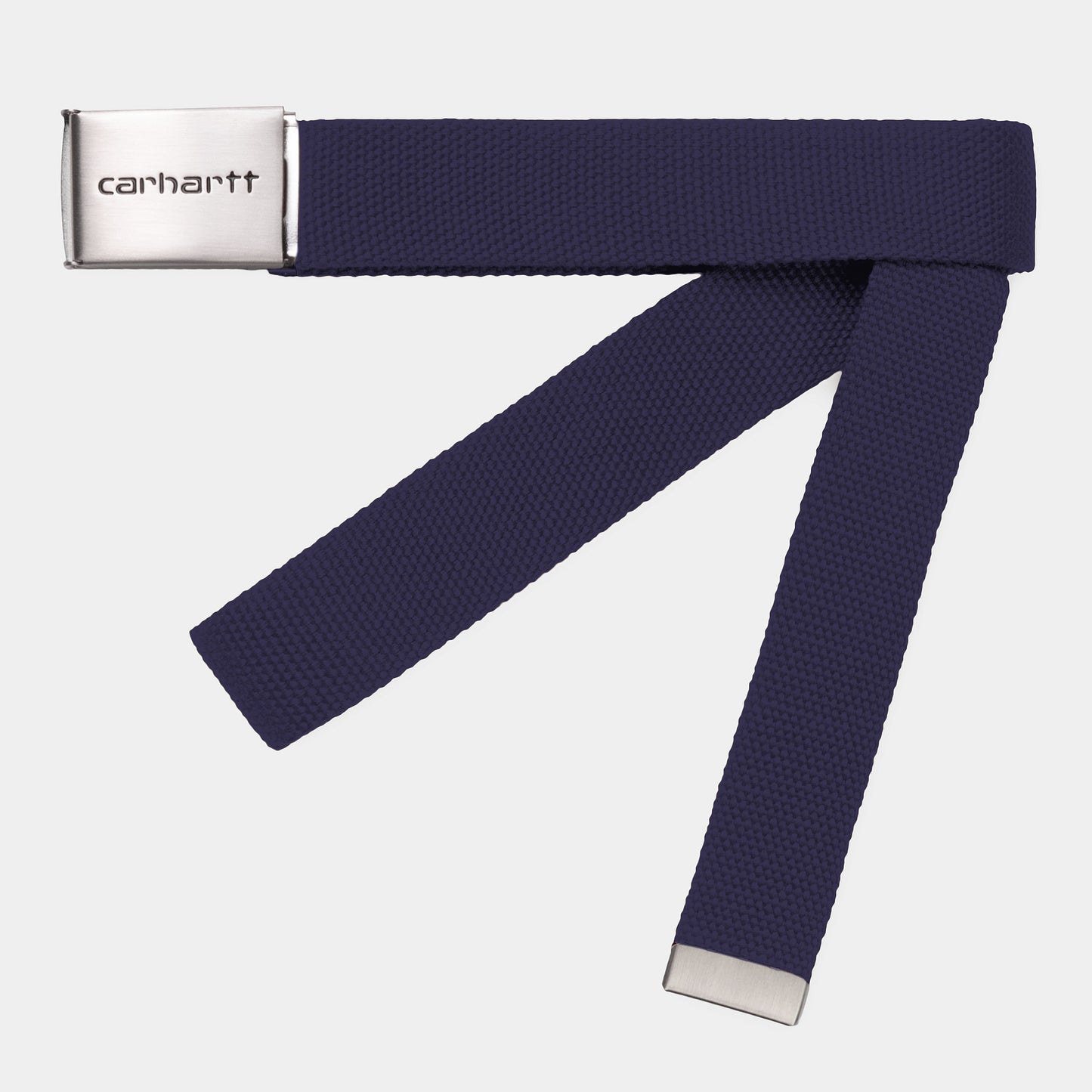 Carhartt WIP Clip Belt Chrome in Cassis
