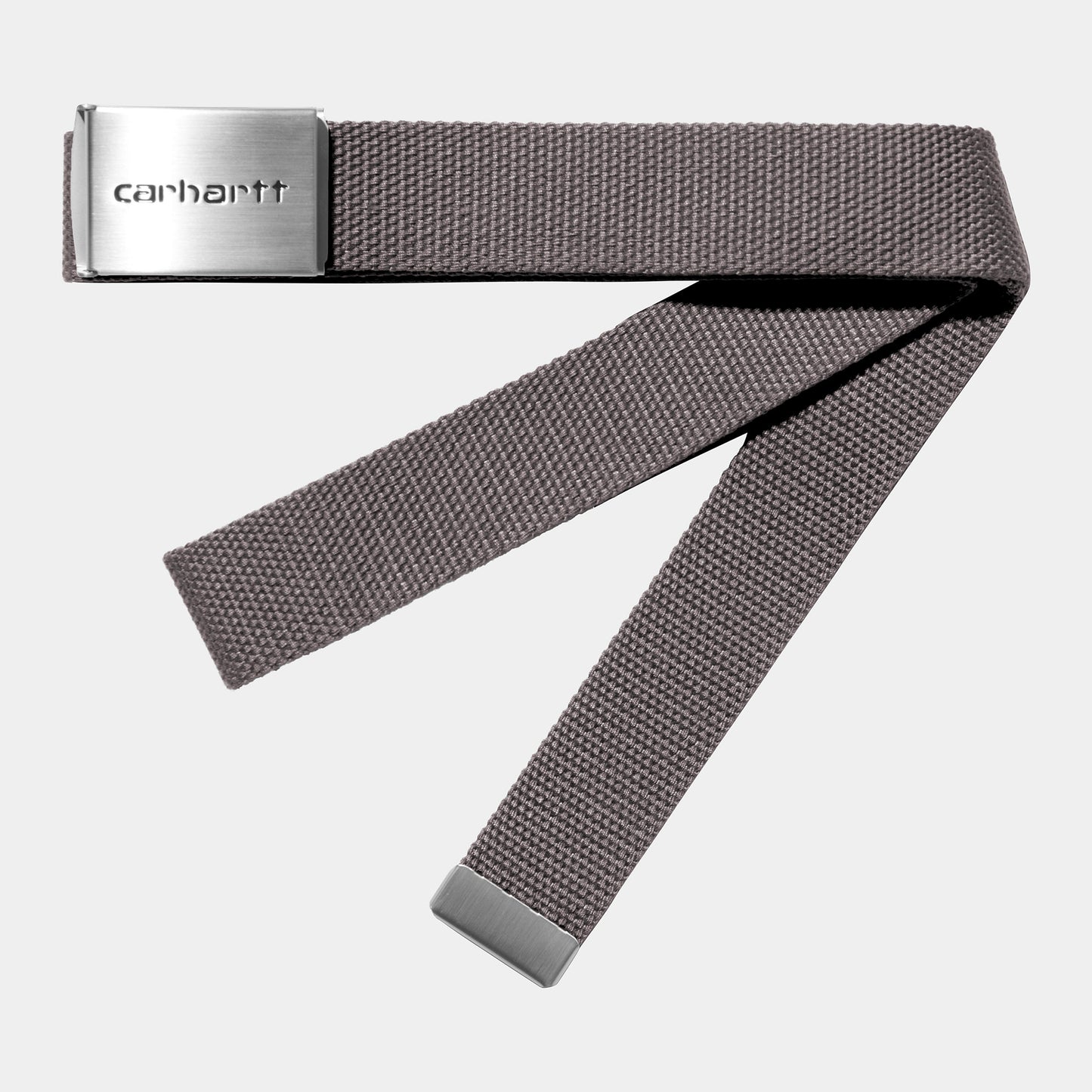 Carhartt WIP Clip Belt Chrome in Manta