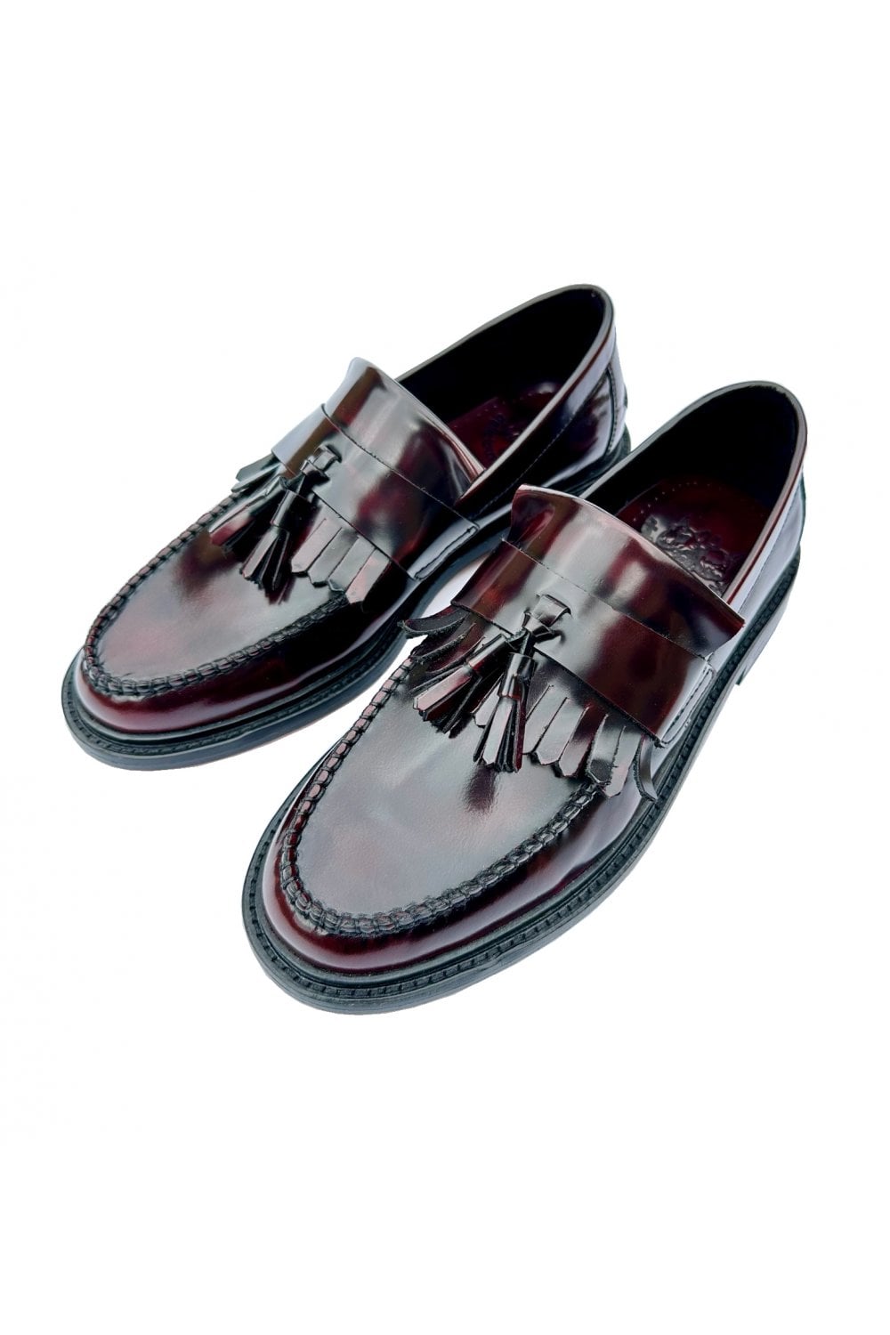 Trojan Rude Boy Tassel Loafer in OXBLOOD