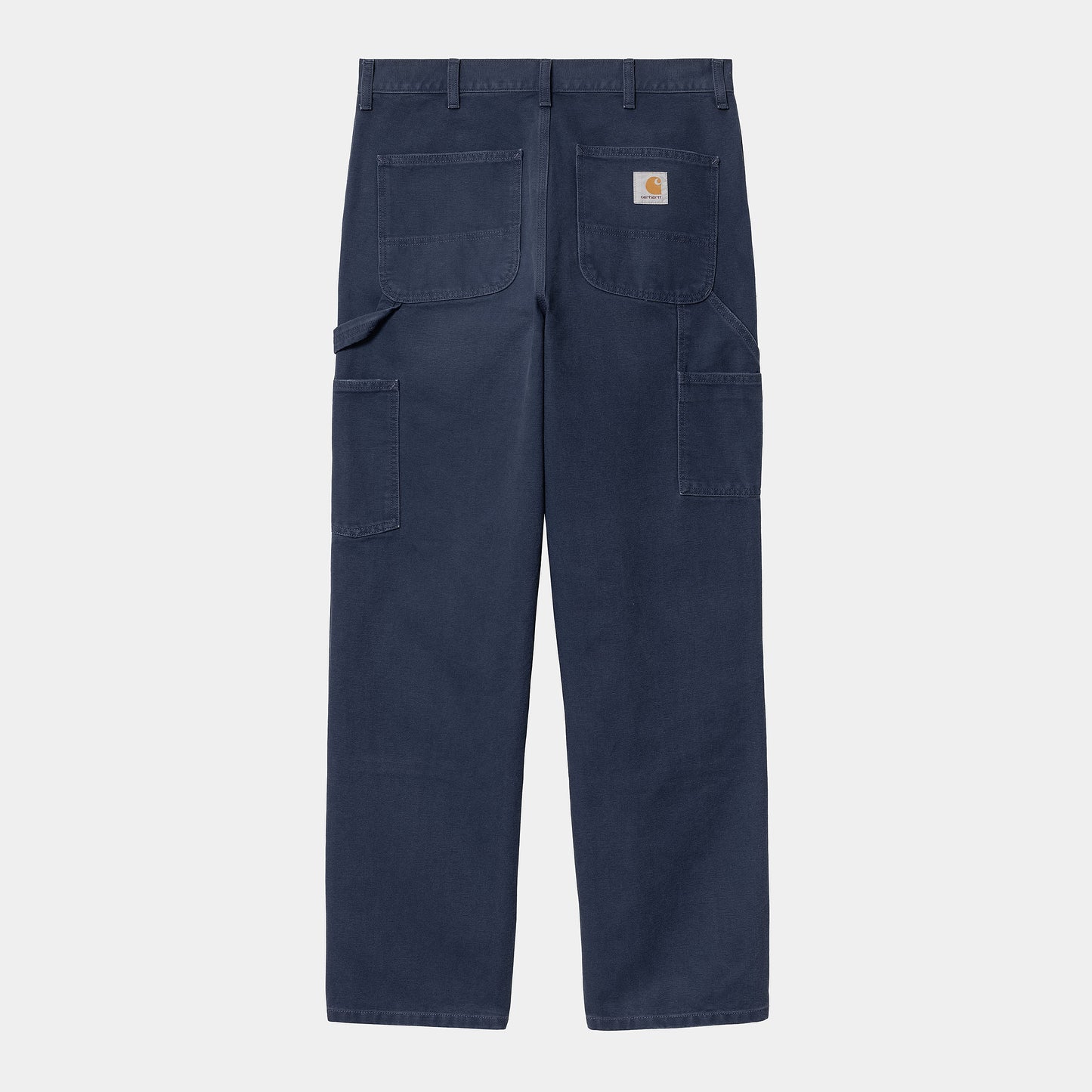 Carhartt WIP Double Knee Pant Organic Cotton Dearborn Canvas, 12 oz in Air Force Blue/aged canvas