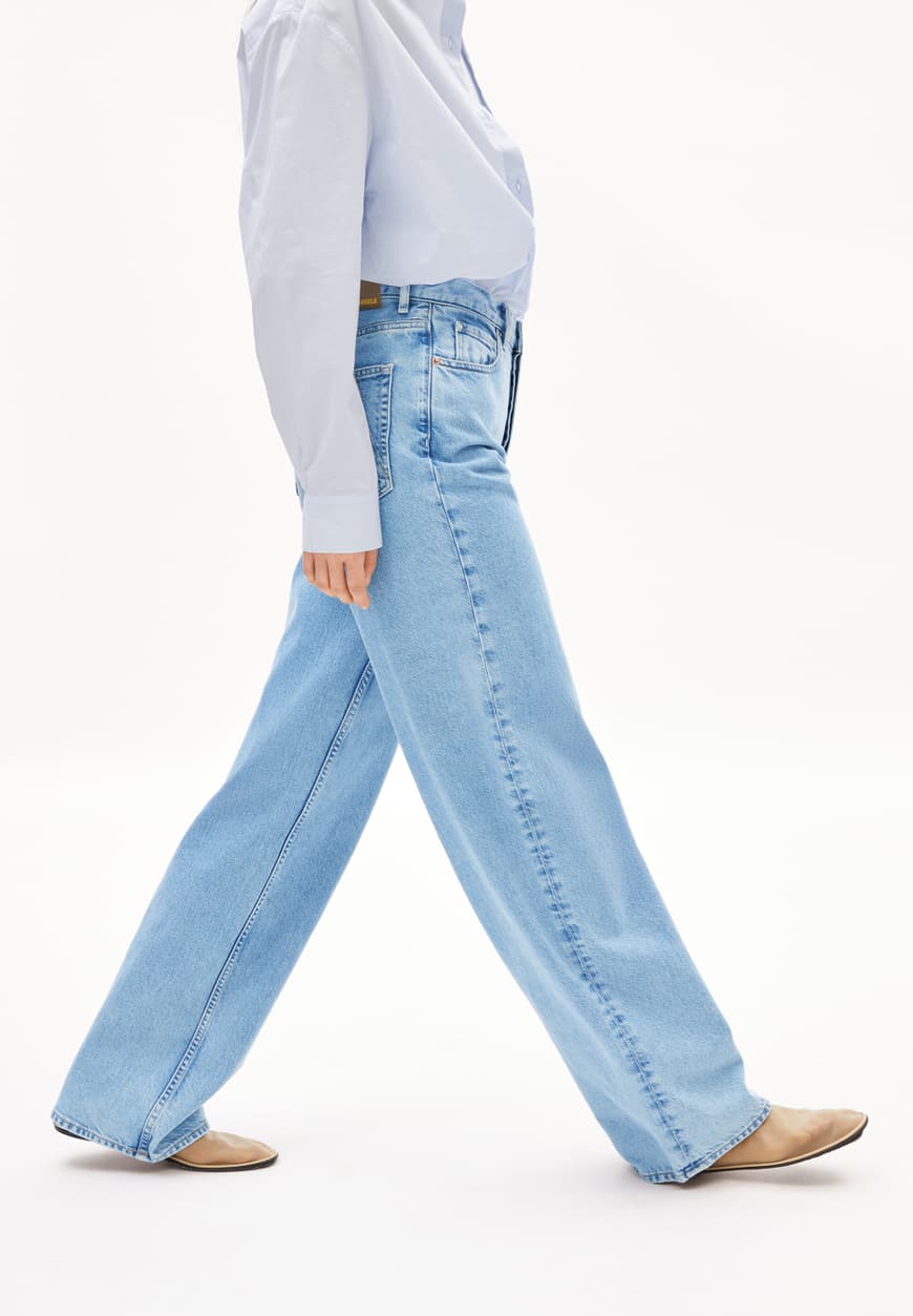 Armedangels ENIJAA Denims / 5 Pockets Wide Leg in horizon