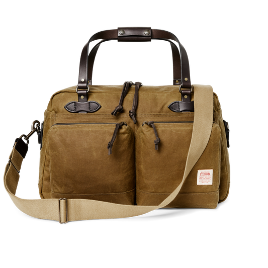 Filson 48 Hour Tin Cloth Duffle Bag Dark Tan