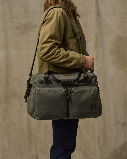 Filson 48 Hour Tin Cloth Duffle Bag Otter Green