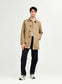 G-LAB COACH COAT in dark sand