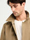 G-LAB COACH COAT in dark sand