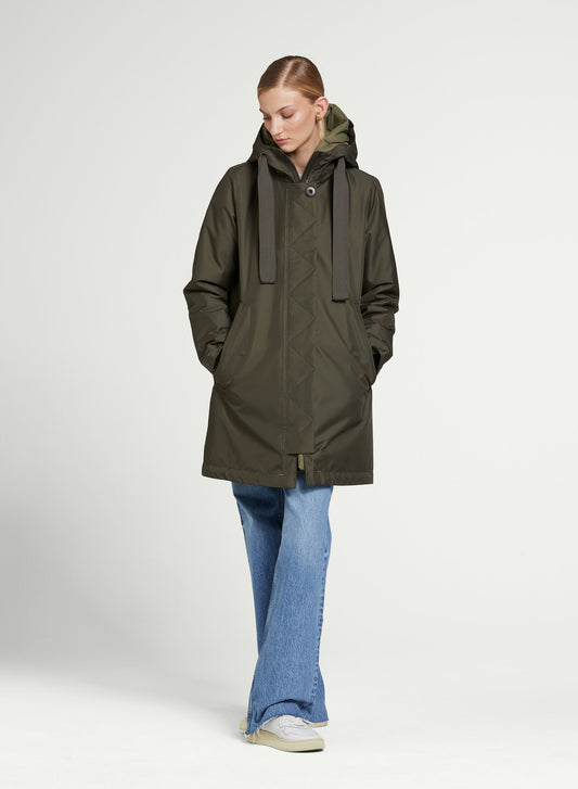 G-LAB Damen IVY Winterparka in Emerald Green