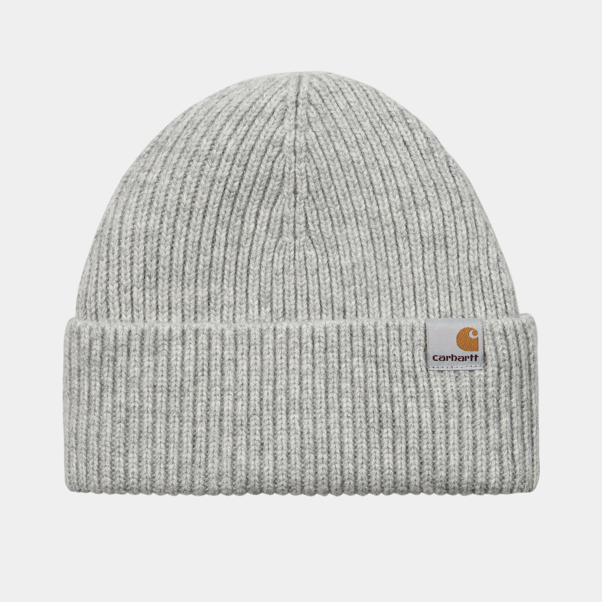 Carhartt WIP Gabe Beanie 90/10% Wool/Cashmere, 5 gauge in Ash Heather