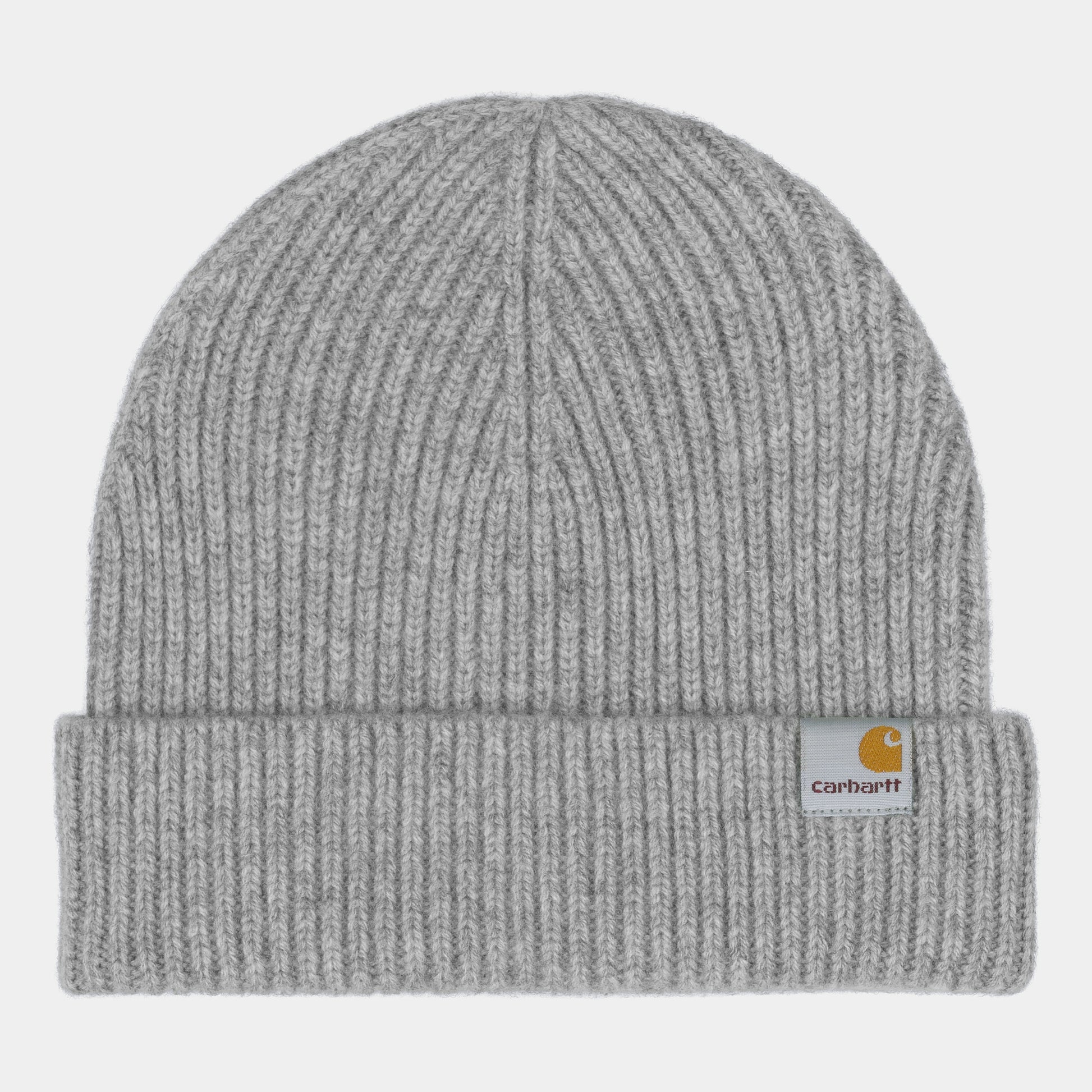 Carhartt WIP Gabe Beanie 90/10% Wool/Cashmere, 5 gauge in Grey Heather