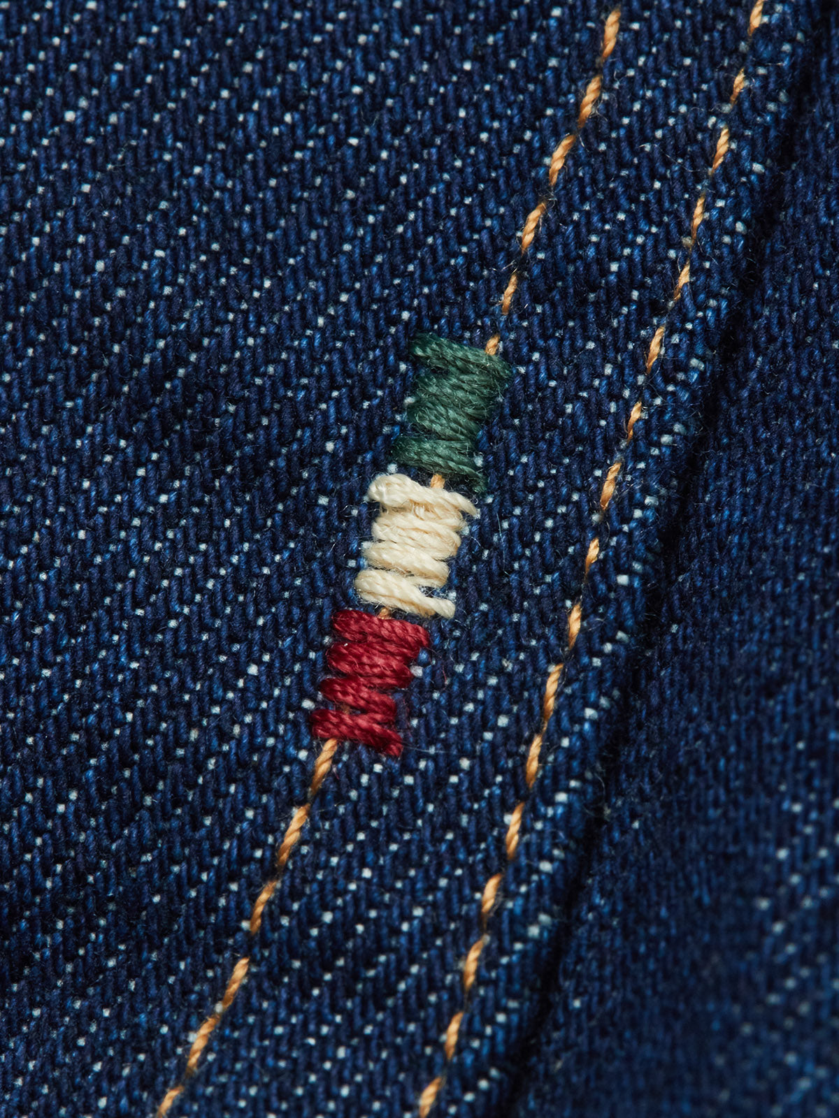 Blue de Gênes Giacomo Canti Rinse Jeans in Dark Blue Denim