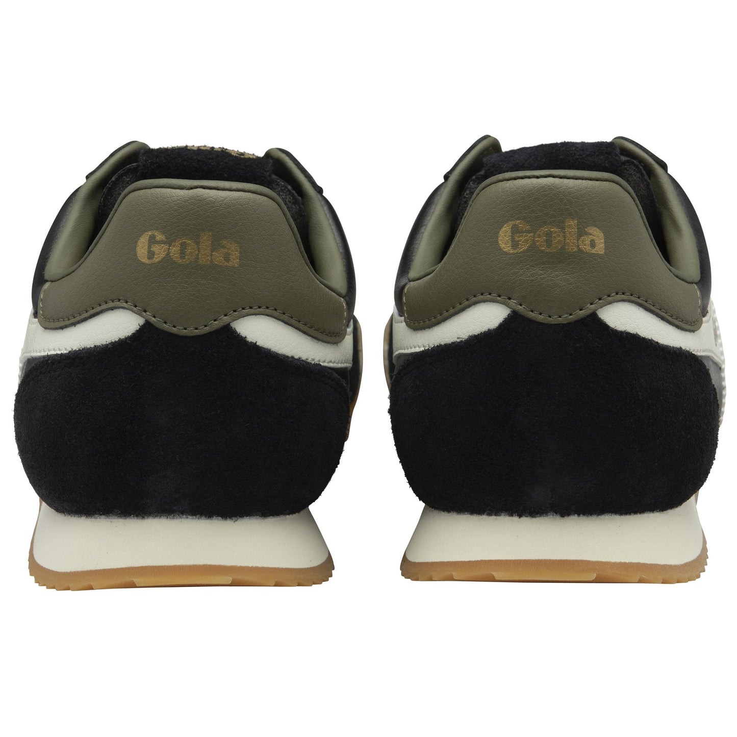 Gola Europa Leather Man in Schwarz/Off White/Khaki