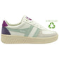 Gola Damen Sneaker Grandslam Trident FS25 in Weiß/Surf/Foxglove