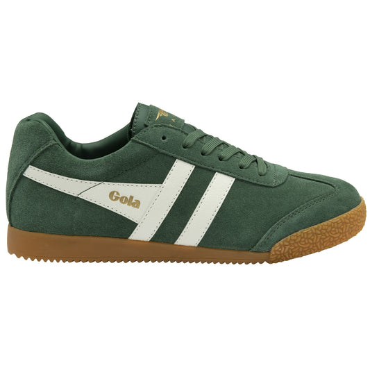 Gola Harrier Suede Ladies in evergreen/offwhite