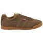 Gola Made in England Harrier Cambridge in Chocolate/Tan