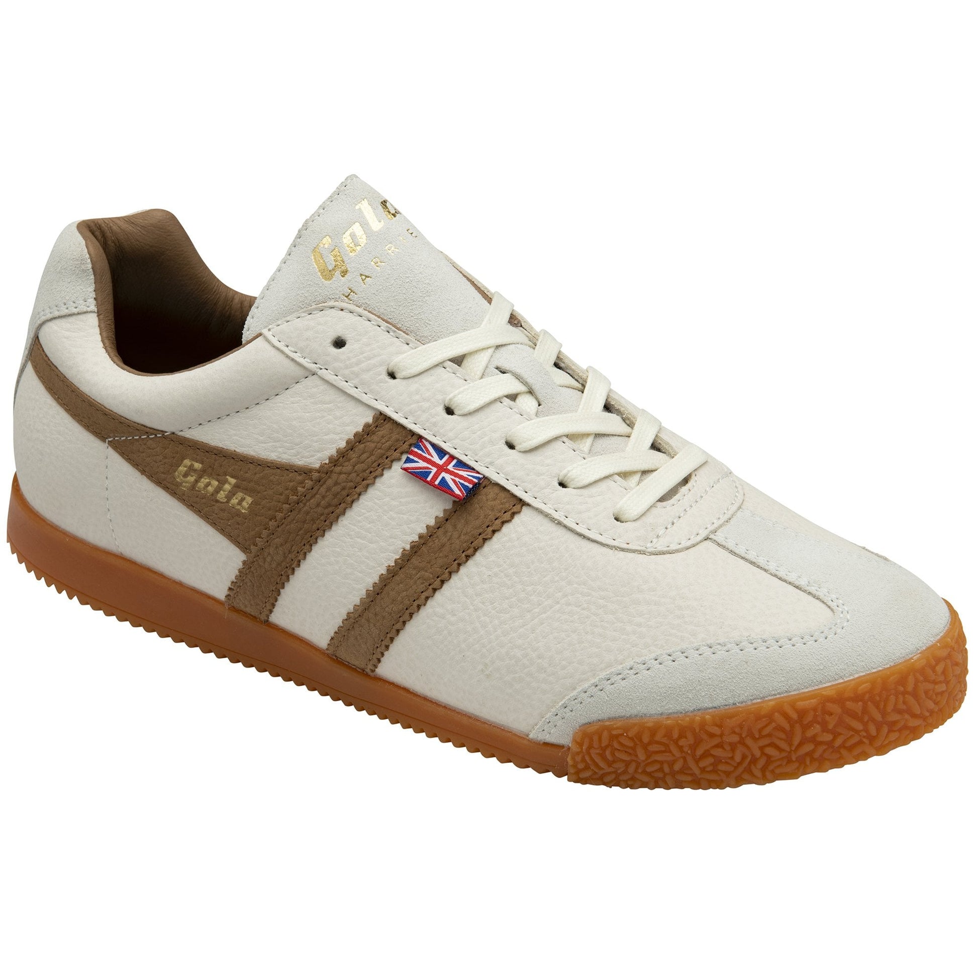 Gola Made in England Harrier Hampstead in Weiß/Russet
