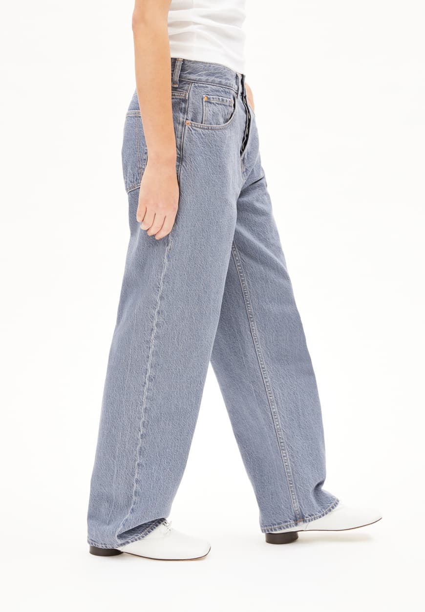 Armedangels HAAYI Denims / 5 Pockets Baggy Fit in fog