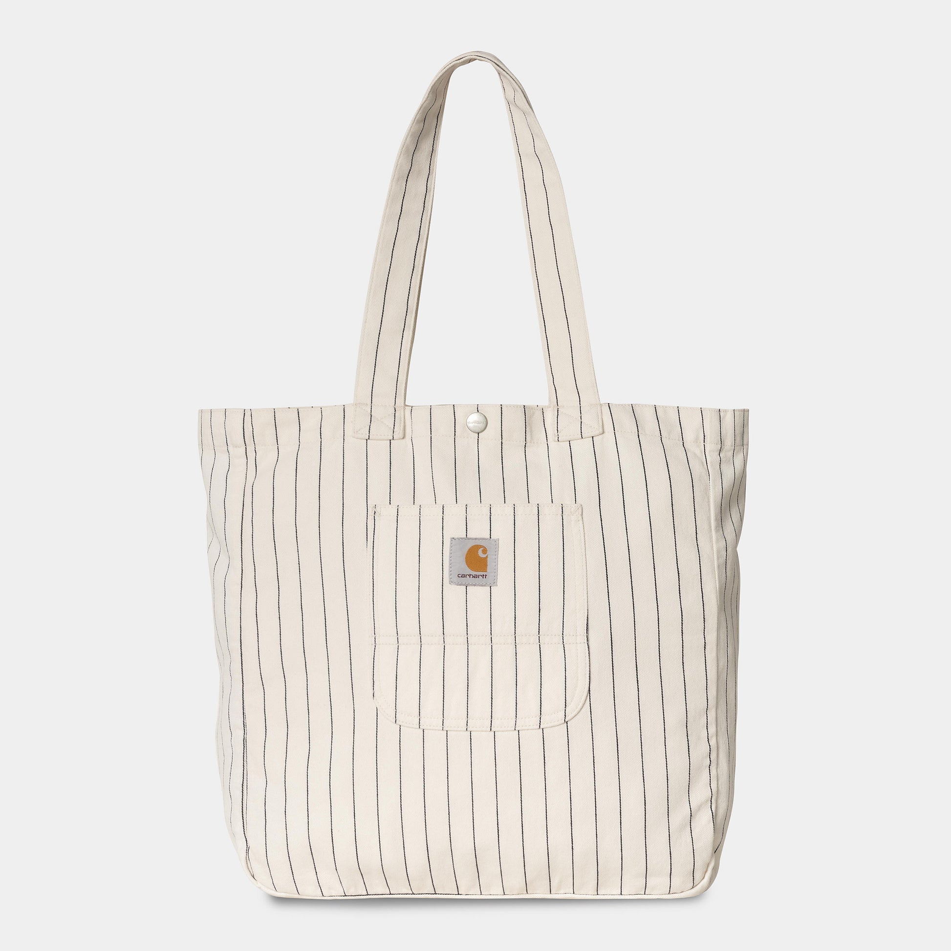 CARHARTT WIP Hendry Tote in Seaton Stripe Wax/Dark Navy/rinsed