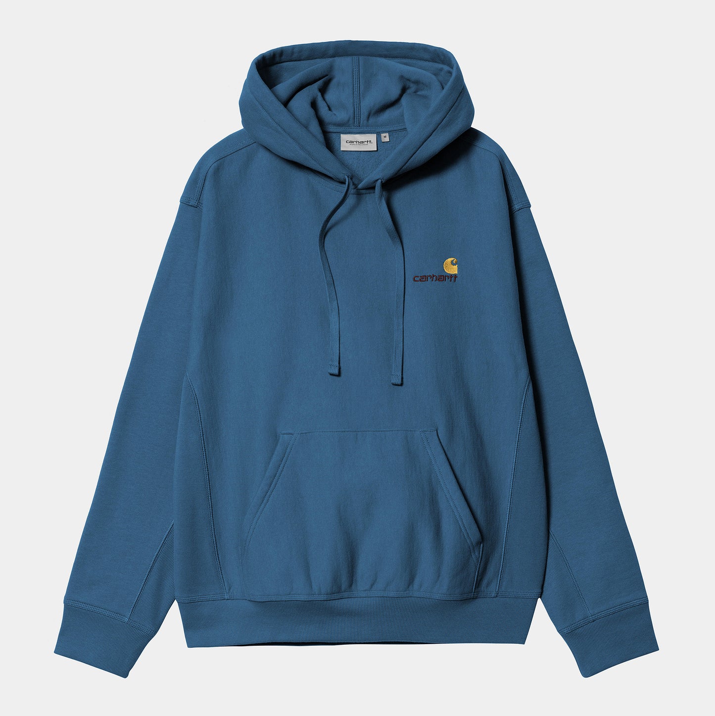 Carhartt WIP Hooded American Script Sweat in Sodalite