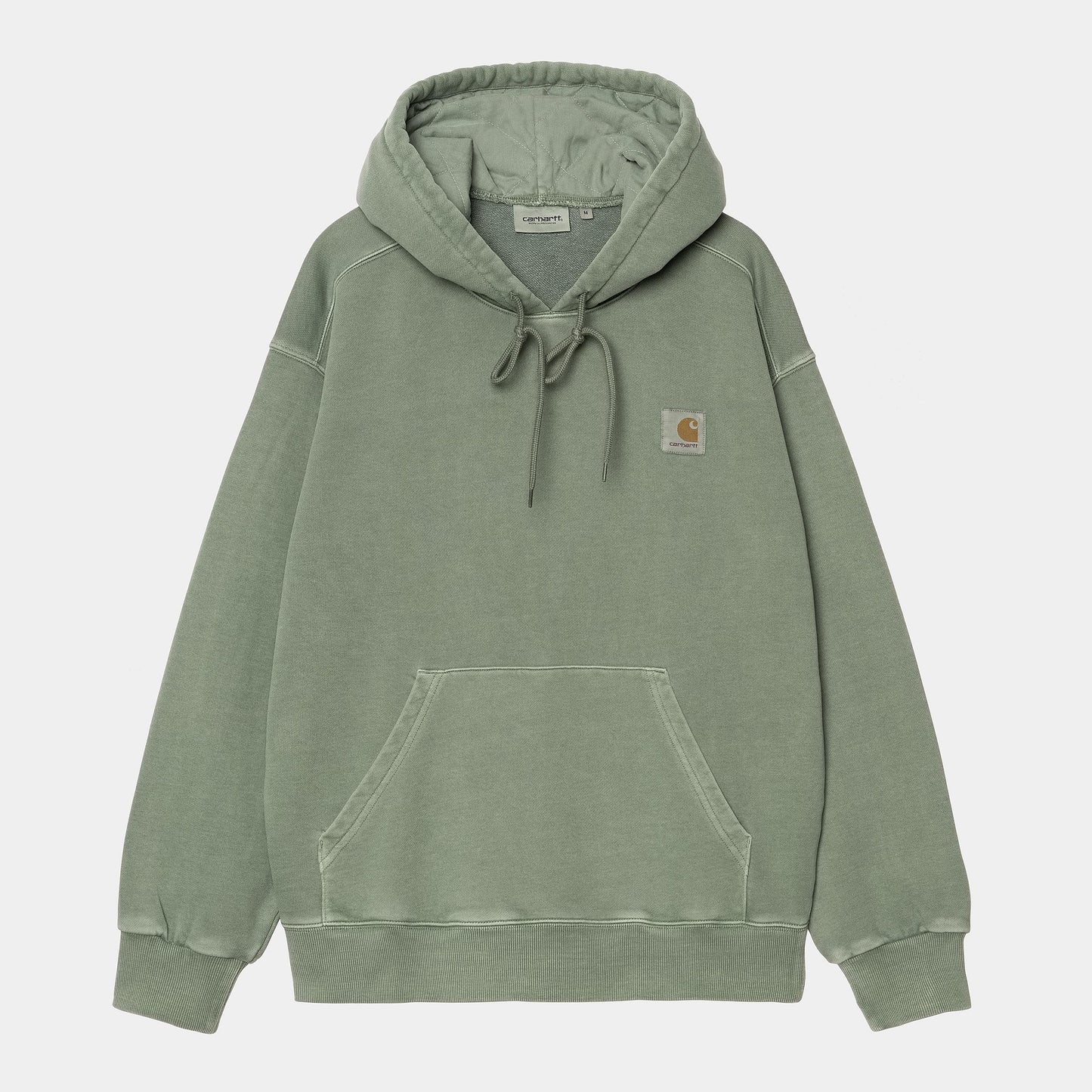 CARHARTT WIP Hooded Nelson Sweat in Park/garment dyed