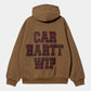 Carhartt WIP Hooded Wiles Sweat Cotton/Polyester Sweat, 420 g/m² in Hamilton Brown