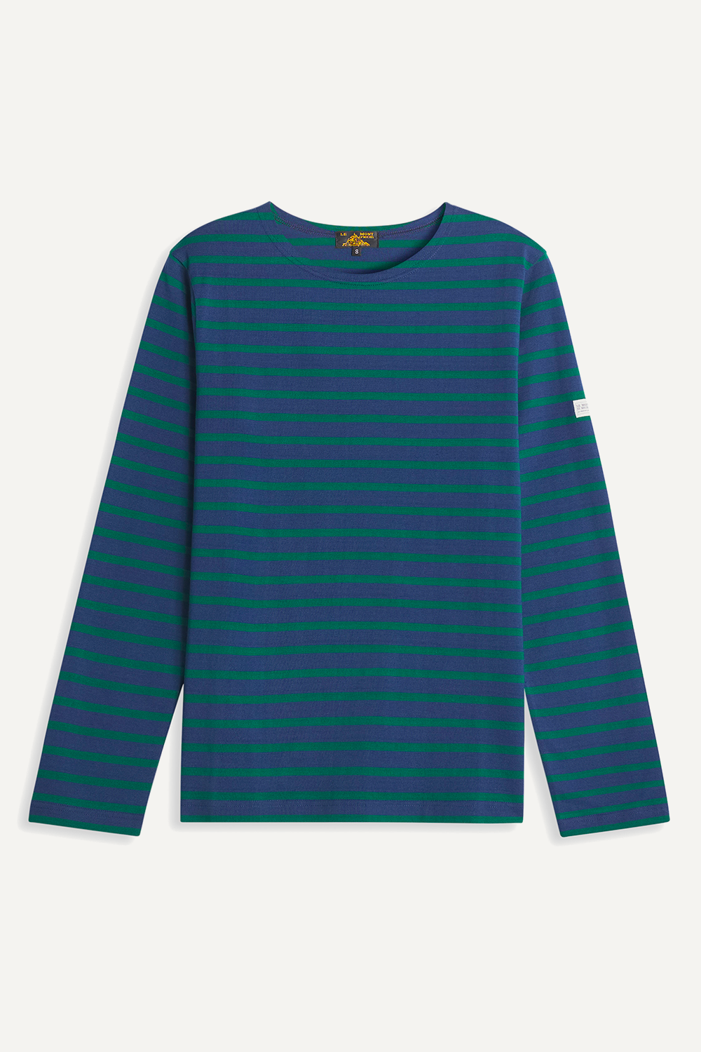 LE MONT SAINT MICHEL THURIN - MARINIERE Longsleeve in Dunkelblau/Grün
