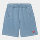 CARHARTT WIP Ingo Sweat Short in Light Blue/garment dyed