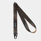 Carhartt Wip Jude Keychain FW24 in Camo Leo Jacquard, Tamarind