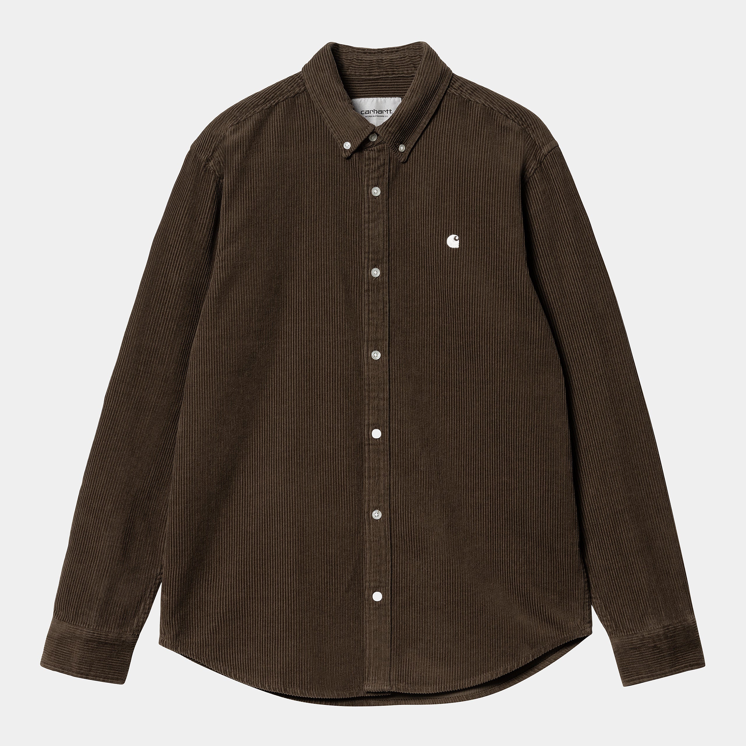 Carhartt WIP   L/S Madison Cord Shirt 100% Cotton Corduroy, 8 Wales, 9.1 oz
