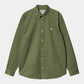 Carhartt WIP L/S Madison Shirt in Dundee/Weiß