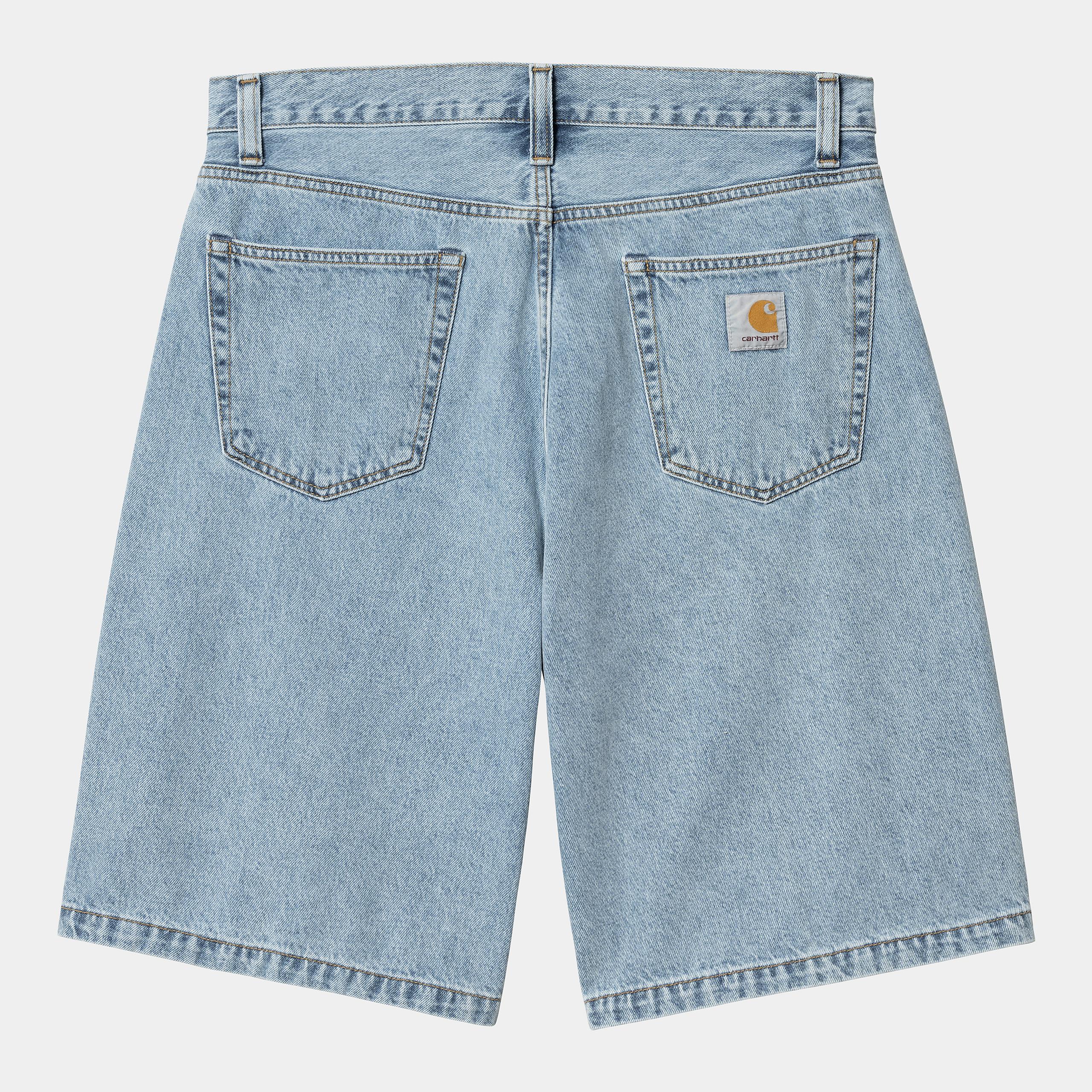 CARHARTT WIP Landon Short 100% Cotton 'Robertson' Denim
