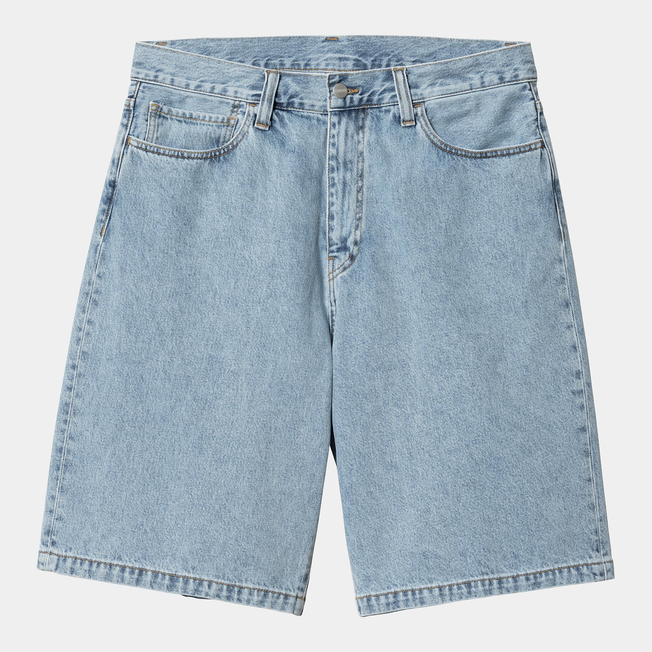 CARHARTT WIP Landon Short 100% Cotton 'Robertson' Denim