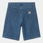 CARHARTT WIP Landon Short 100% Cotton 'Robertson' Denim