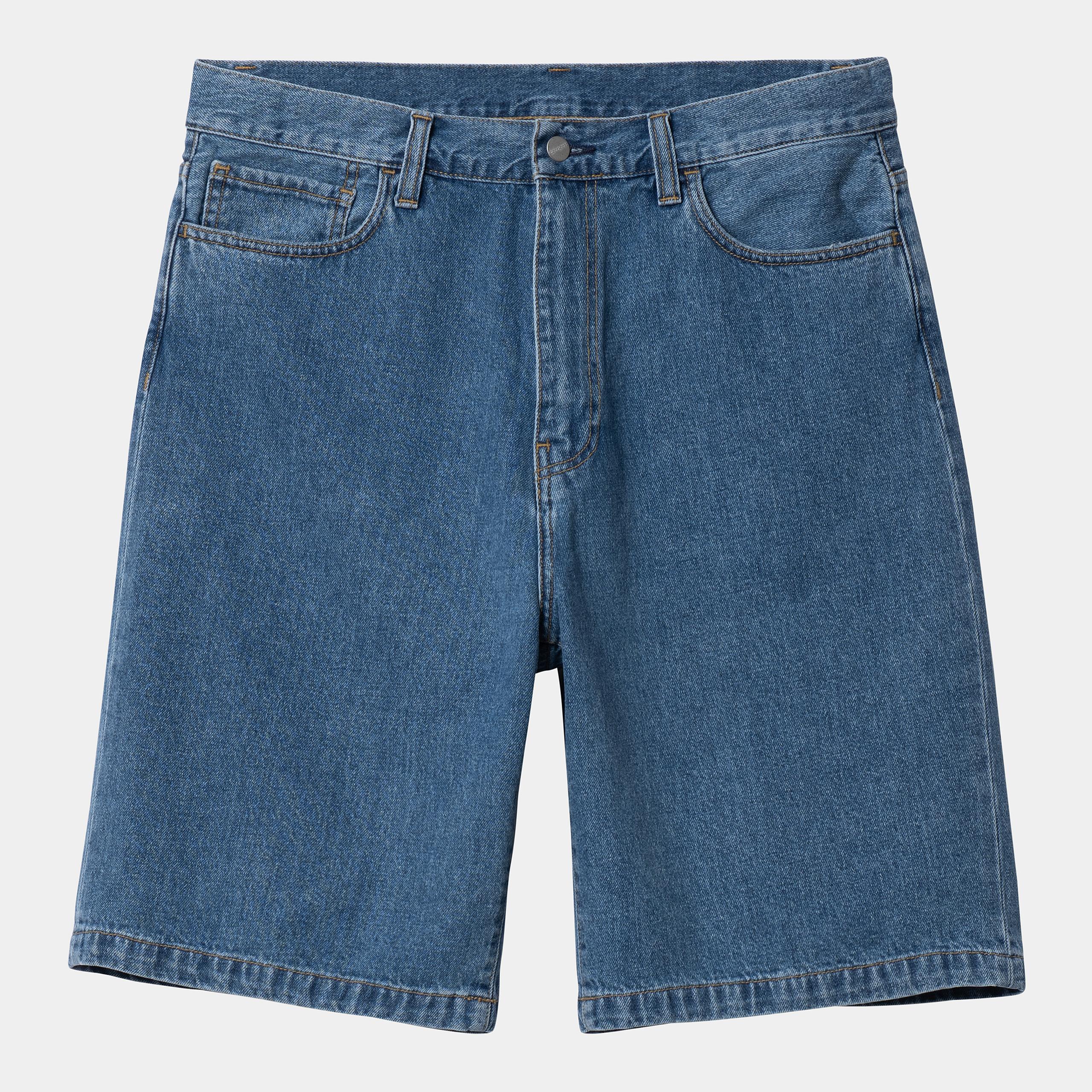 CARHARTT WIP Landon Short 100% Cotton 'Robertson' Denim