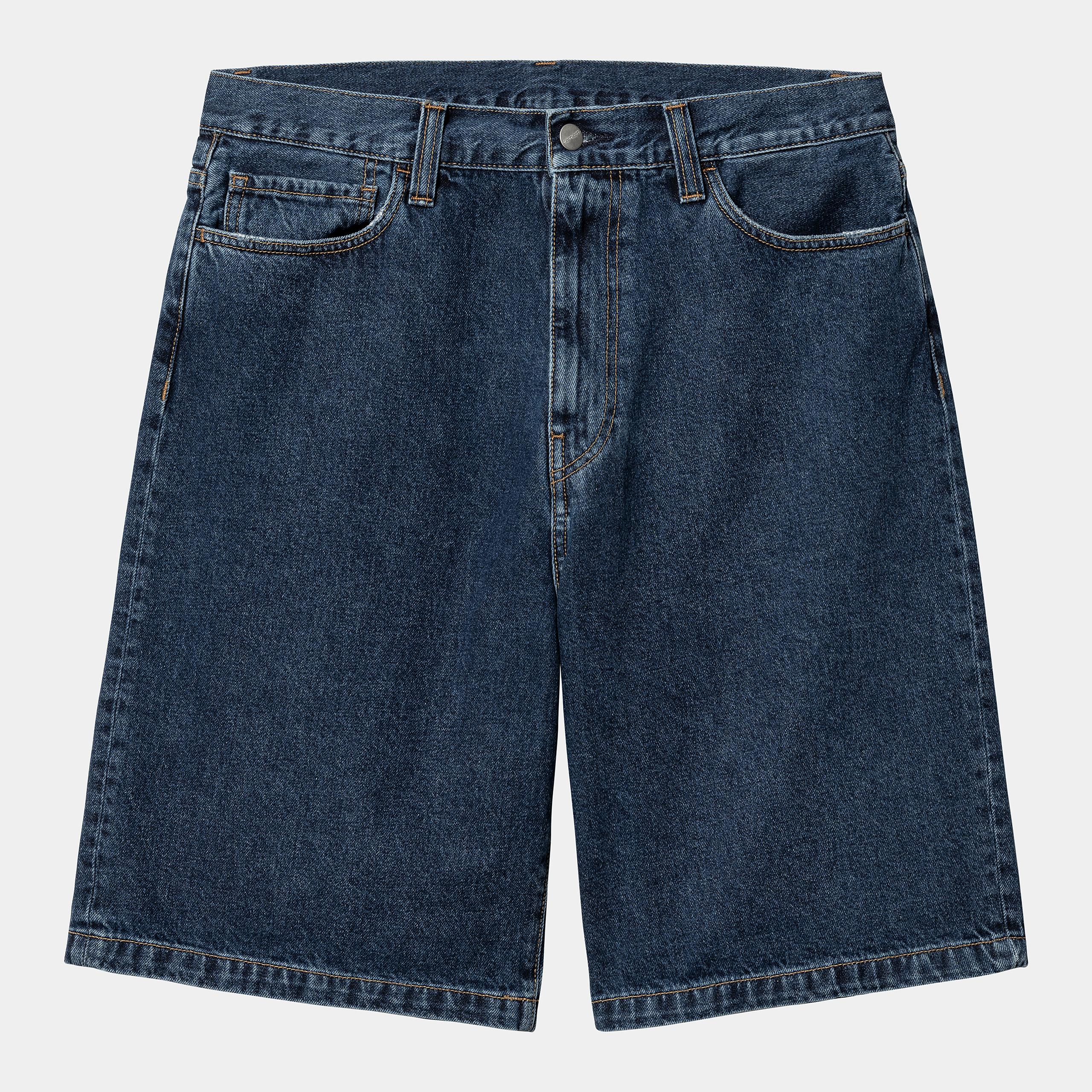 CARHARTT WIP Landon Short 100% Cotton 'Robertson' Denim