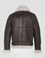 Schott B-3 Bomber jacket LC1259 , sheepskin leather in Dark Brown