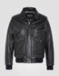 Schott Bomber Leather Jacket LC5331X in Schwarz