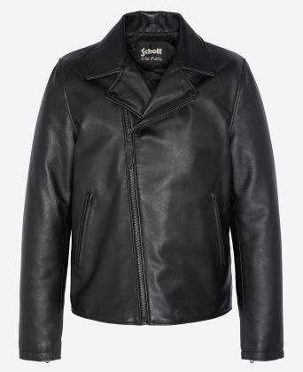 Schott Full black Perfecto® jacket, cowhide leather