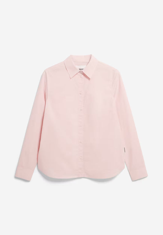 Armedangels Damen Louilaa LONGSLEEVE Bluse langarm in rosalilly