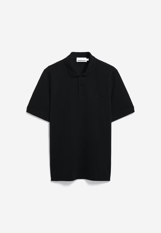 Armedangels Maario Polo T-Shirt in Schwarz