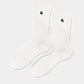 CARHARTT WIP Madison Pack Socks Cotton/Polyester/Elastane Knit in Weiß/Black + White/Schwarz