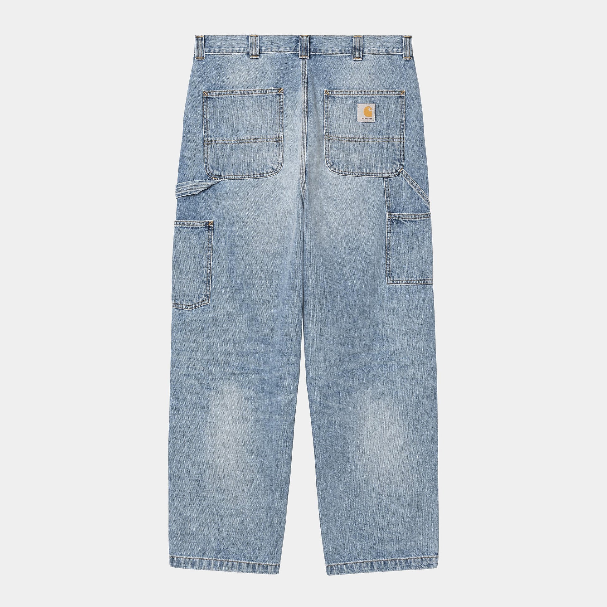 Carhartt WIP OG Single Knee Pant in Blau/burst washed