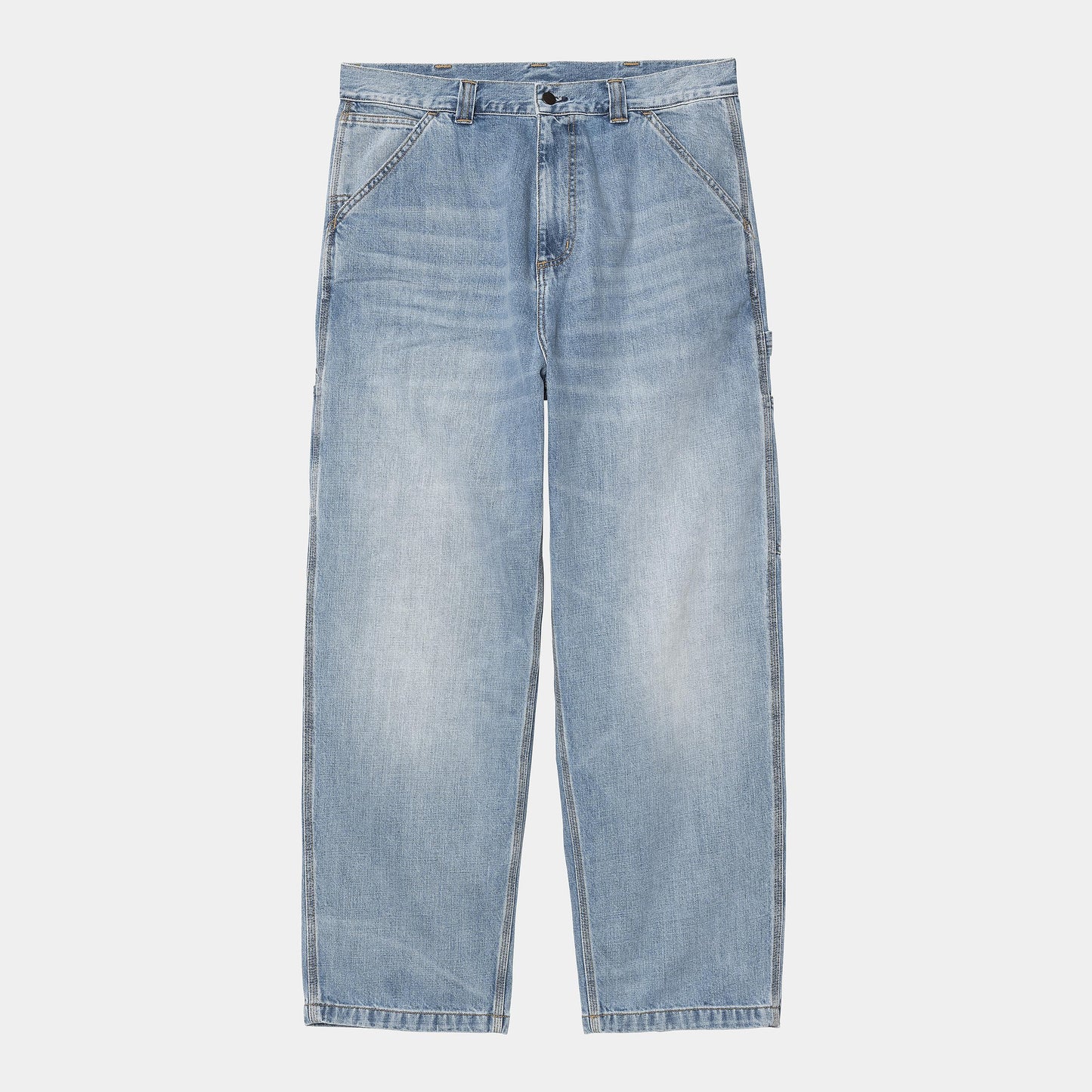 Carhartt WIP OG Single Knee Pant in Blau/burst washed