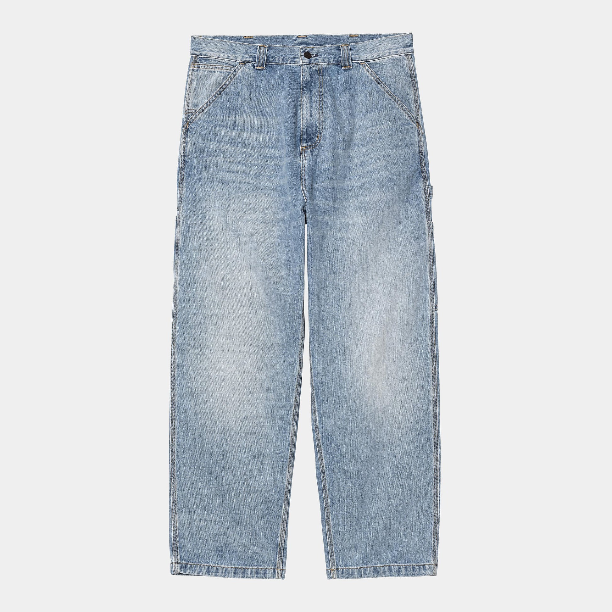 Carhartt WIP OG Single Knee Pant in Blau/burst washed