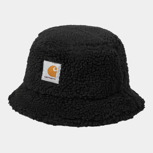 Carhartt WIP Orla Bucket Hat Polyester Pile, 10.3 oz in Schwarz