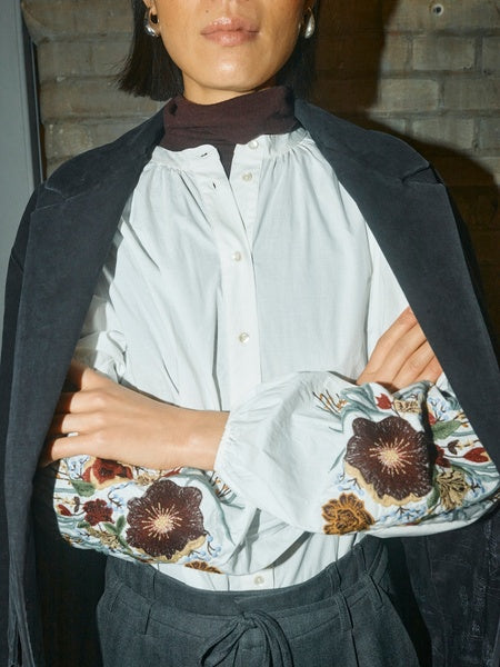 Mos Mosh Mysa Popli Shirt in Ecru