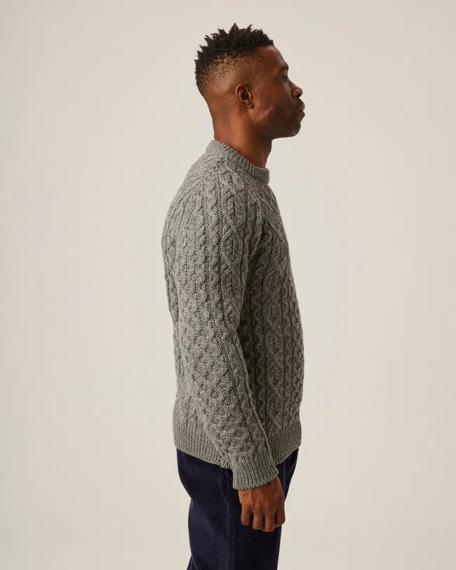 Peregrine Men Hudson Aran jumper